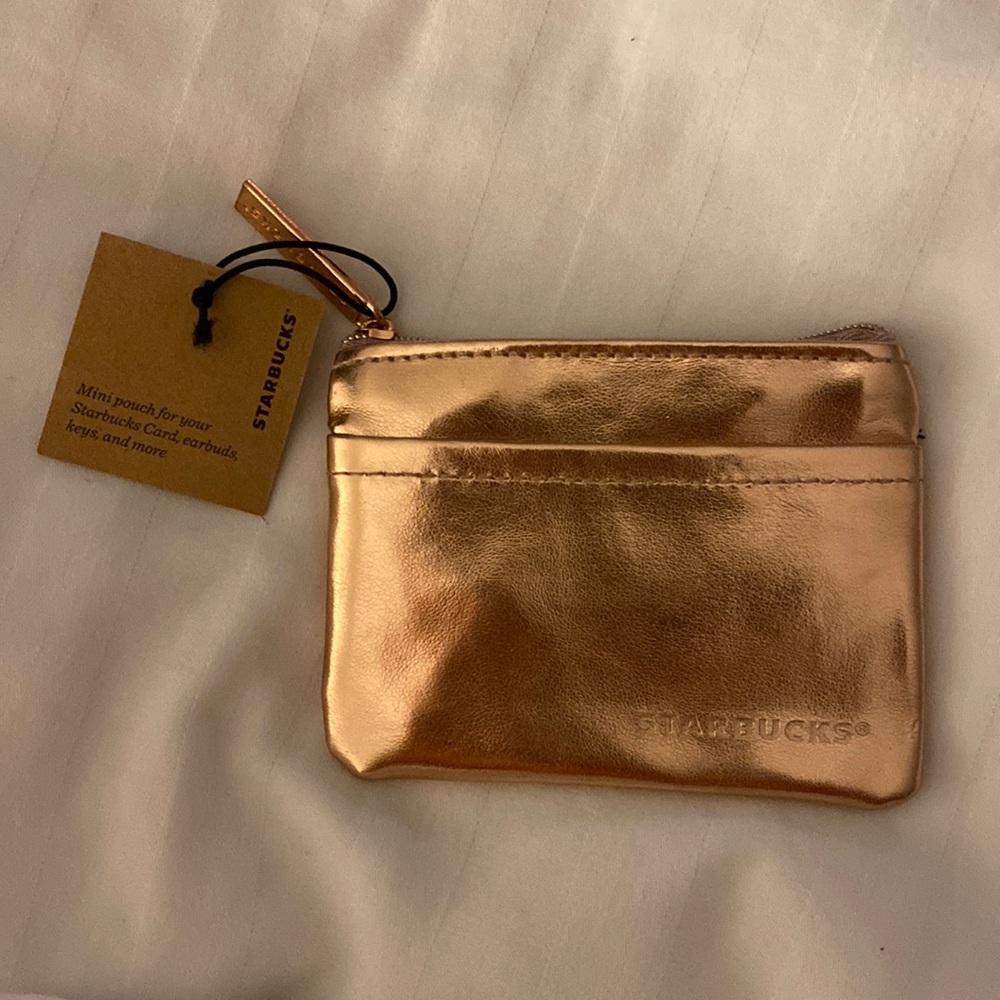 Coin/card holder w/ internal key holder.